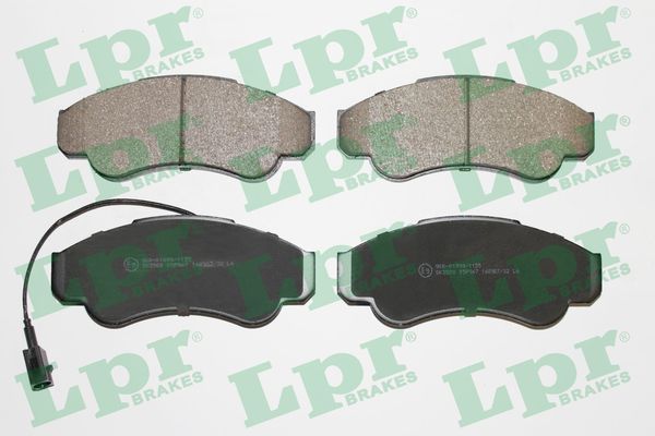 LPR 05P967 Brake Pad Set, disc brake