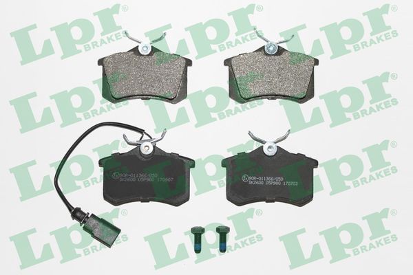LPR 05P980 Brake Pad Set, disc brake