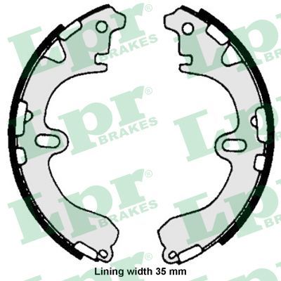 Brake Shoe Set LPR 06720