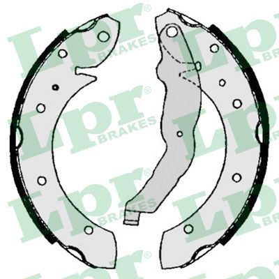 LPR 06860 Brake Shoe Set