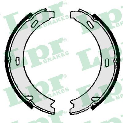 LPR 06870 Brake Shoe Set, parking brake