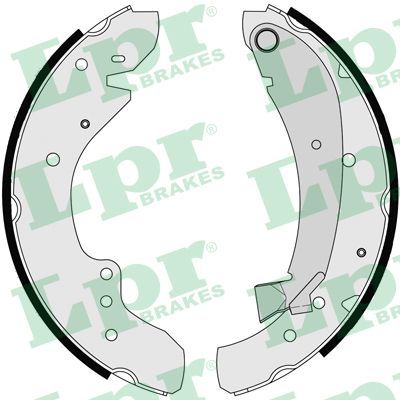 LPR 07110 Brake Shoe Set