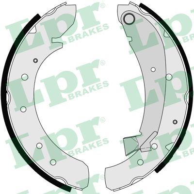LPR 07120 Brake Shoe Set