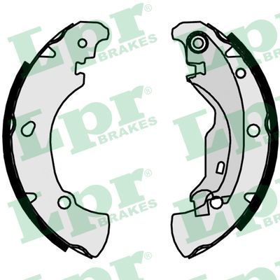 LPR 07160 Brake Shoe Set