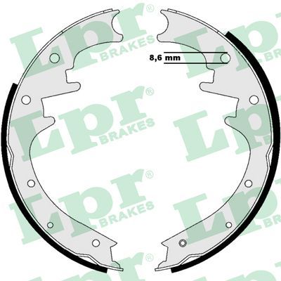 LPR 07205 Brake Shoe Set