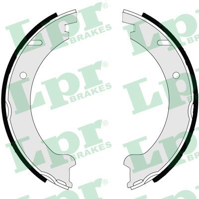 LPR 07235 Brake Shoe Set, parking brake