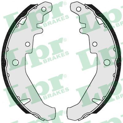 LPR 07310 Brake Shoe Set