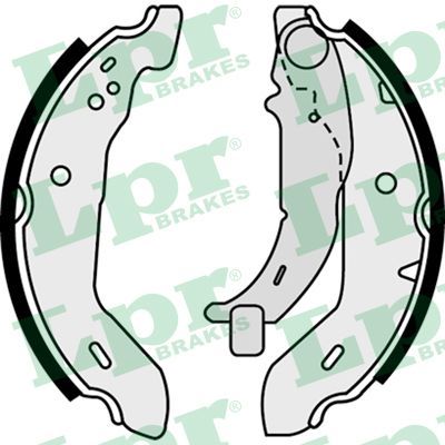 LPR 07480 Brake Shoe Set