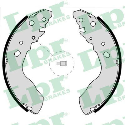 LPR 07770 Brake Shoe Set