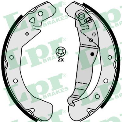 LPR 08210 Brake Shoe Set