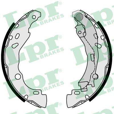 LPR 08700 Brake Shoe Set