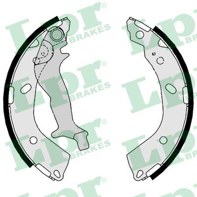 LPR 08760 Brake Shoe Set