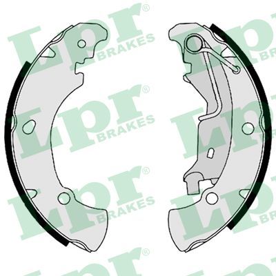 LPR 08770 Brake Shoe Set