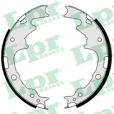 LPR 08790 Brake Shoe Set