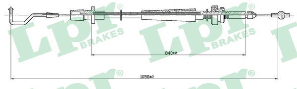LPR C0003A Accelerator Cable