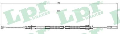 Cable Pull, parking brake LPR C0007B