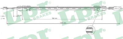 Cable Pull, parking brake LPR C0012B