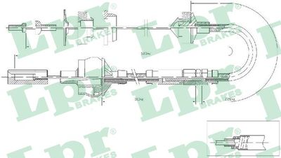 Cable Pull, clutch control LPR C0012C