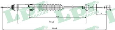Cable Pull, clutch control LPR C0018C