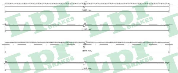 LPR C0036A Accelerator Cable