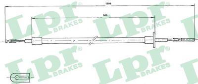 Cable Pull, clutch control LPR C0051C