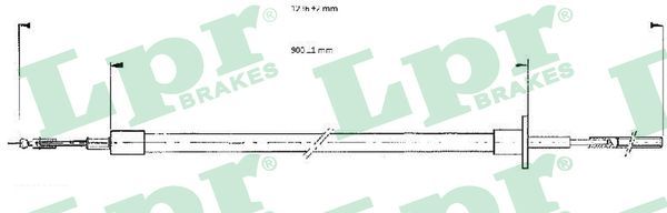 LPR C0052C Cable Pull, clutch control