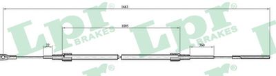 Cable Pull, parking brake LPR C0071B