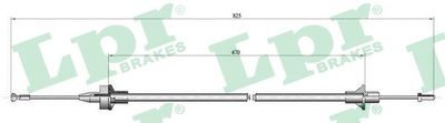 Cable Pull, clutch control LPR C0078C