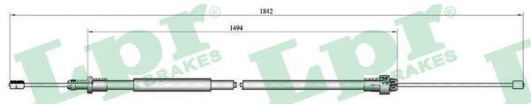 LPR C0094B Cable Pull, parking brake