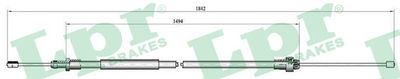 Cable Pull, parking brake LPR C0094B