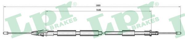 LPR C0106B Cable Pull, parking brake
