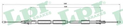 Cable Pull, parking brake LPR C0106B