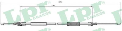 Cable Pull, parking brake LPR C0107B