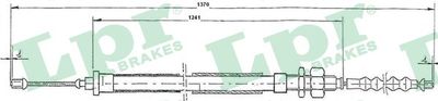 Cable Pull, parking brake LPR C0111B