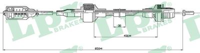 Cable Pull, clutch control LPR C0125C