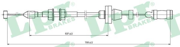 LPR C0130A Accelerator Cable