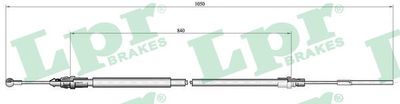 Cable Pull, parking brake LPR C0130B