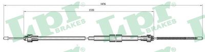 Cable Pull, parking brake LPR C0137B