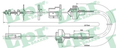 Cable Pull, clutch control LPR C0145C