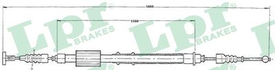 Cable Pull, parking brake LPR C0155B