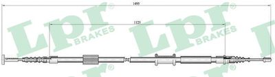 Cable Pull, parking brake LPR C0157B