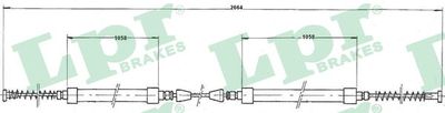 Cable Pull, parking brake LPR C0161B