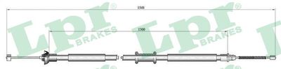 Cable Pull, parking brake LPR C0184B