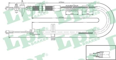 Cable Pull, clutch control LPR C0194C