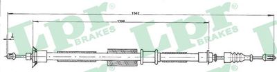 Cable Pull, parking brake LPR C0199B