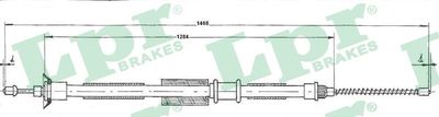 Cable Pull, parking brake LPR C0200B