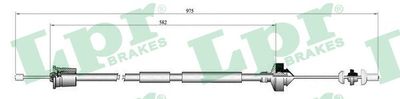 Cable Pull, clutch control LPR C0209C