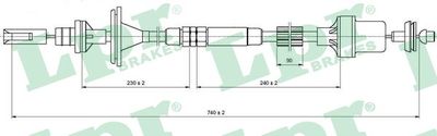 Cable Pull, clutch control LPR C0213C