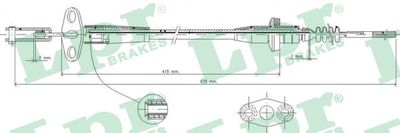 Cable Pull, clutch control LPR C0235C