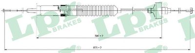 Cable Pull, clutch control LPR C0266C
